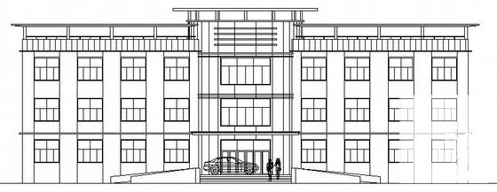3层小型办公楼建筑施工CAD图纸 - 3