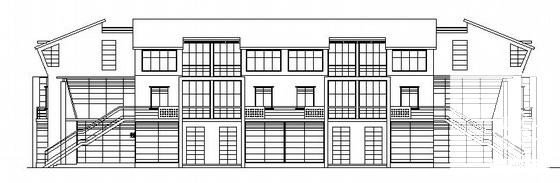 3层办公楼建筑施工CAD图纸 - 4