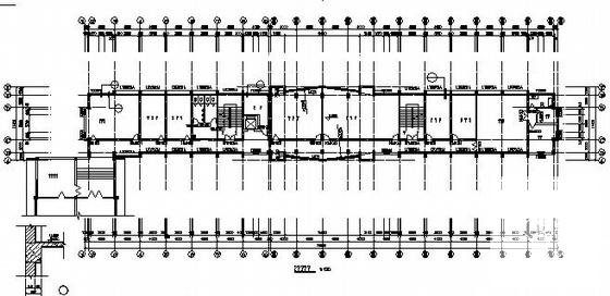 6层框架结构行政办公大楼建筑施工CAD图纸 - 1