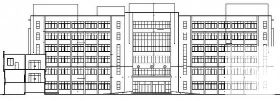 6层框架结构行政办公大楼建筑施工CAD图纸 - 4