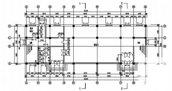 县城4层移动公司办公楼建筑方案设计CAD图纸 - 4