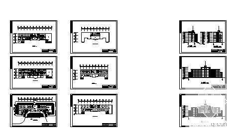 6层小型办公楼建筑方案设计CAD图纸 - 4