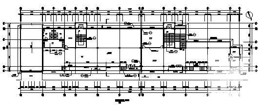 黄浦电力办公楼建筑CAD施工图纸 - 1