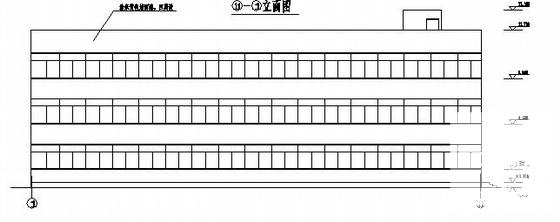 3层施工办公楼建筑结构CAD施工图纸 - 3