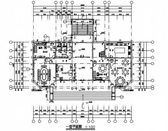 3层框架结构办公楼建筑施工CAD图纸 - 4