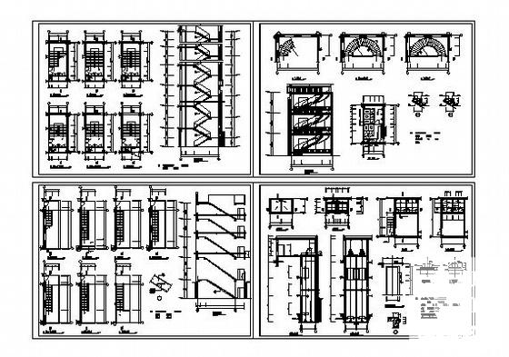 14层框架剪力墙写字楼建筑施工CAD图纸 - 3