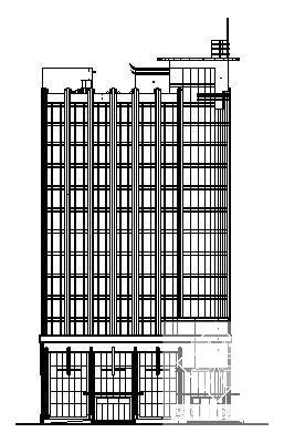 14层框架剪力墙写字楼建筑施工CAD图纸 - 4