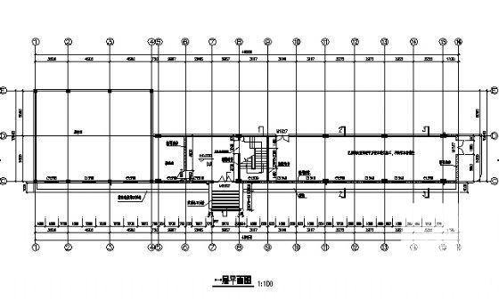 食品公司3层办公楼改造建筑方案设计CAD图纸 - 2