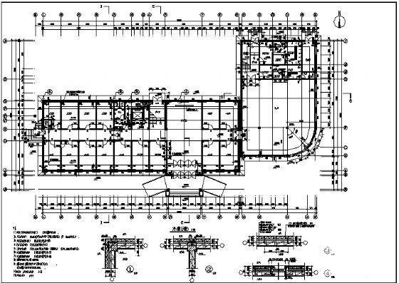 6层检察院办公楼建筑施工CAD图纸 - 3