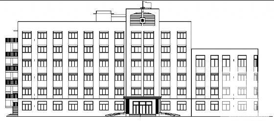 6层检察院办公楼建筑施工CAD图纸 - 4