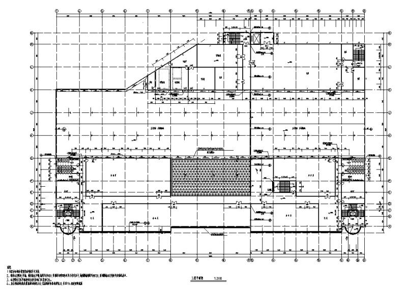 大型商场商业建筑设计CAD施工图纸 - 3