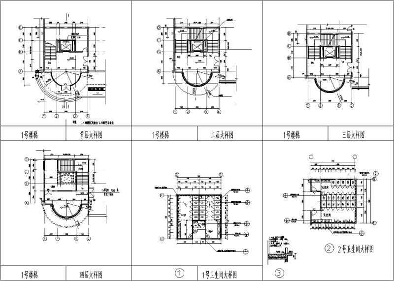 大型商场商业建筑设计CAD施工图纸 - 4