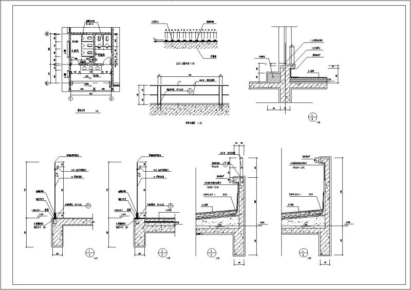 小区配套2层商业建筑设计方案CAD施工图纸 - 2