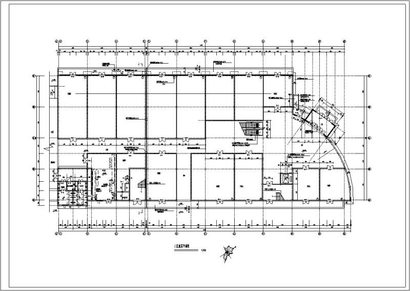 大型多层商场建筑设计CAD施工图纸 - 2