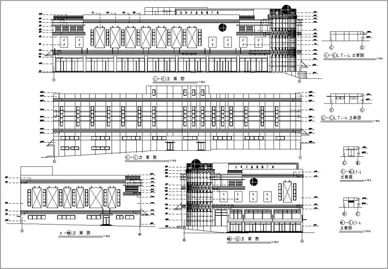 多层购物广场商业建筑设计CAD施工图纸 - 2