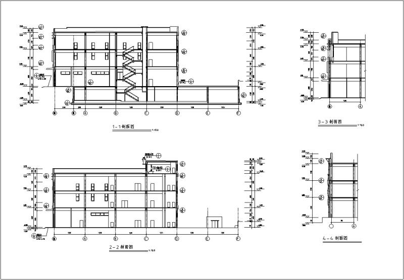 多层购物广场商业建筑设计CAD施工图纸 - 5