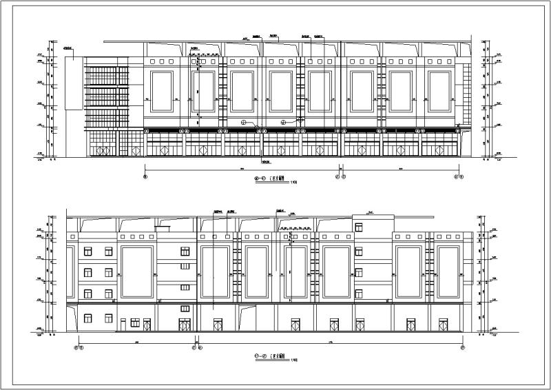 大型多层商场建筑设计CAD施工图纸（） - 5