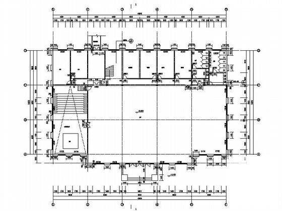 2层商业中心售楼处建筑CAD施工图纸 - 3