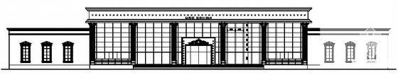2层8.4米轻钢框架结构售楼中心建筑CAD施工图纸 - 2