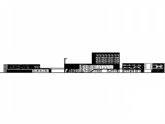 城市花园低层商业街建筑方案设计CAD图纸 - 1