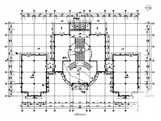 两层artdeco风格会所建筑施工CAD图纸 - 1