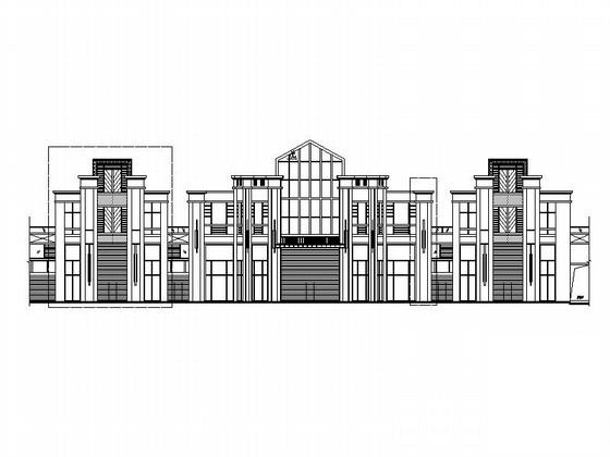 两层artdeco风格会所建筑施工CAD图纸 - 2
