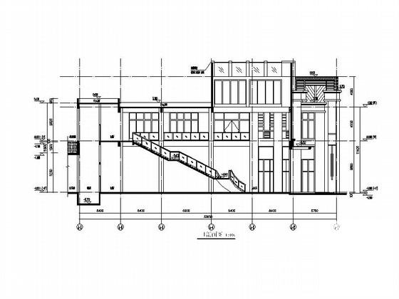 两层artdeco风格会所建筑施工CAD图纸 - 5