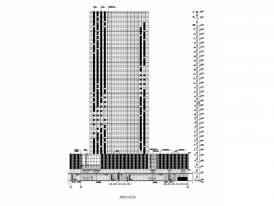 33层商业综合体建筑施工CAD图纸 - 2