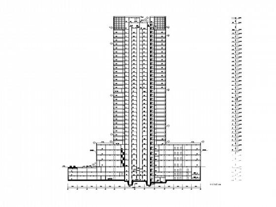33层商业综合体建筑施工CAD图纸 - 5