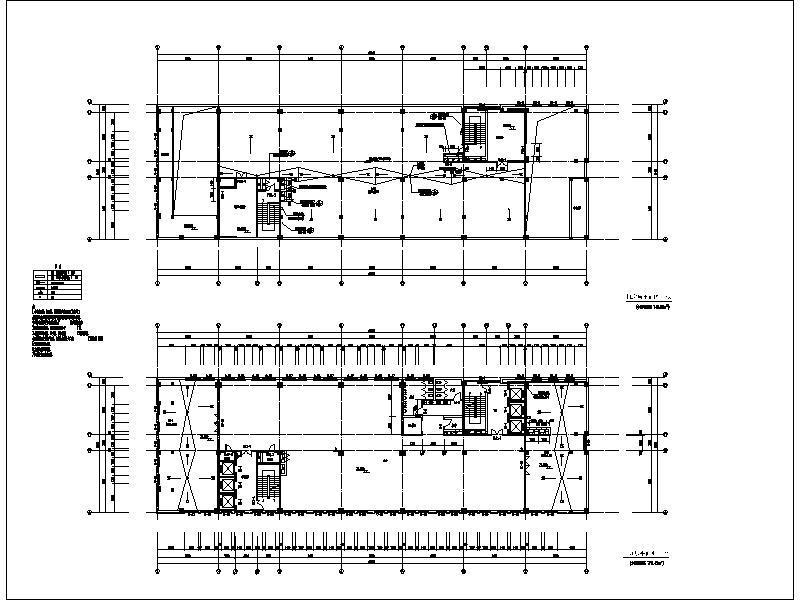 市中心现代商业写字楼建筑施工CAD图纸 - 2