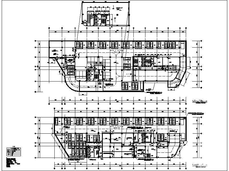 市中心现代商业写字楼建筑施工CAD图纸 - 3