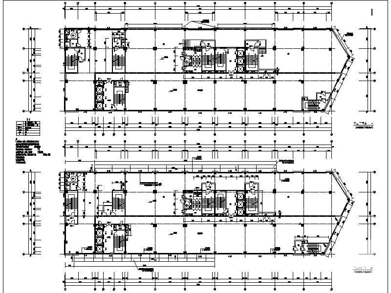 市中心现代商业写字楼建筑施工CAD图纸 - 5