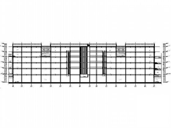 现代幕墙式多层商业建筑施工CAD图纸 - 4