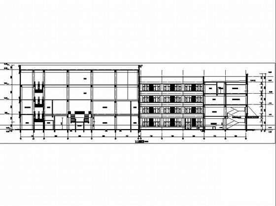 高层多功能社区农贸市场建筑施工CAD图纸 - 2
