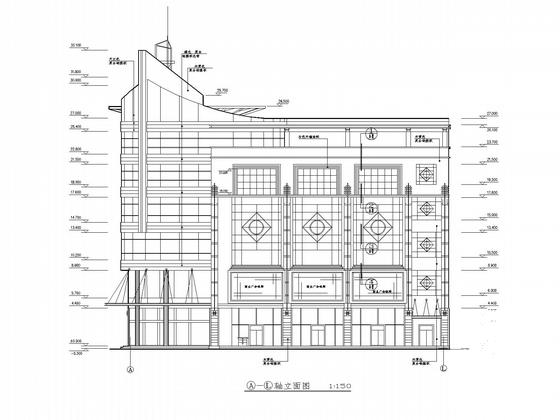5层商业综合体建筑施工CAD图纸 - 1