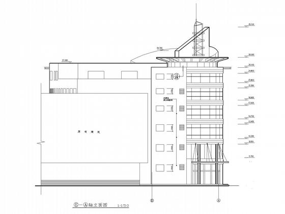 5层商业综合体建筑施工CAD图纸 - 3