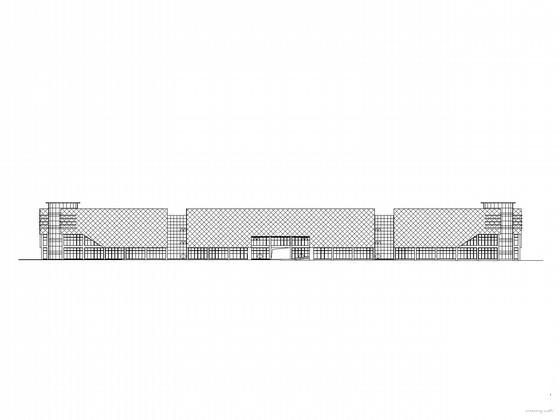 19米4层家具城建筑施工CAD图纸 - 2