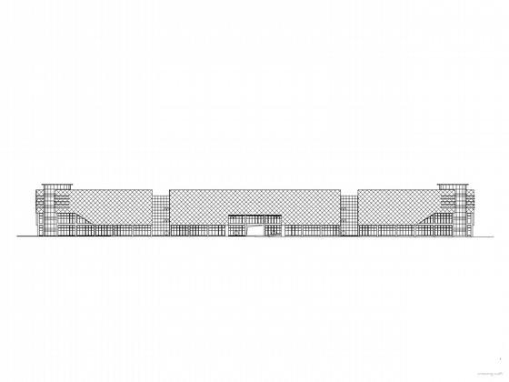 19米4层家具城建筑施工CAD图纸 - 2