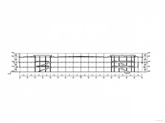 19米4层家具城建筑施工CAD图纸 - 3