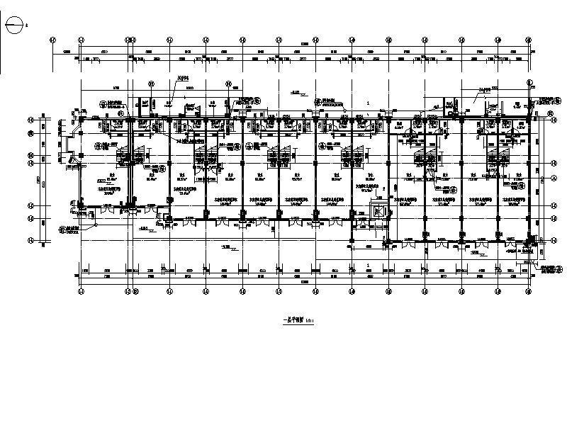 3层欧式联排商业建筑施工CAD图纸 - 4