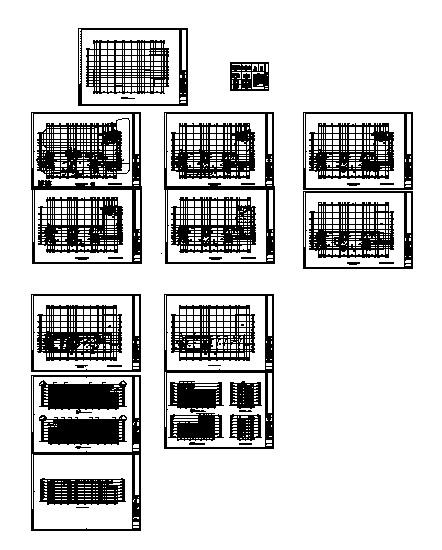 7层科研楼建筑施工CAD图纸 - 1