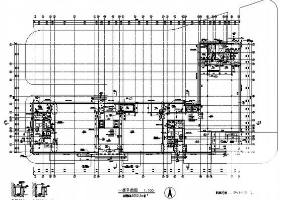 7层科研楼建筑施工CAD图纸 - 4
