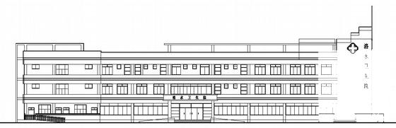 洛水卫生院3层综合楼建筑结构水电CAD施工图纸 - 3