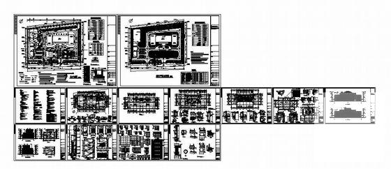 4层办公楼（七度抗震）建筑施工CAD图纸 - 1