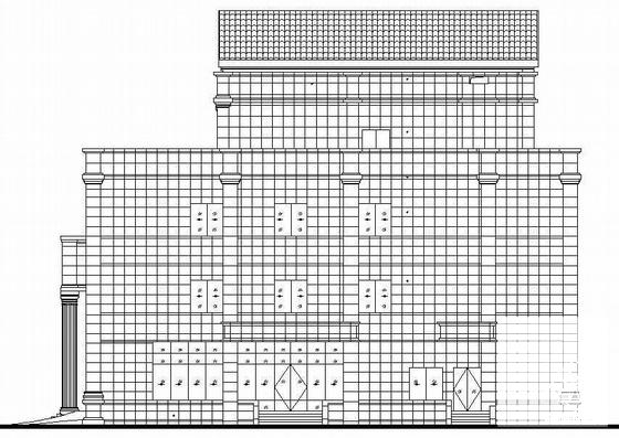 4层办公楼（七度抗震）建筑施工CAD图纸 - 2