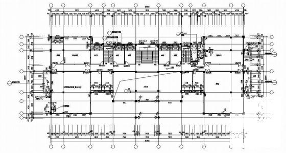 4层办公楼（七度抗震）建筑施工CAD图纸 - 3