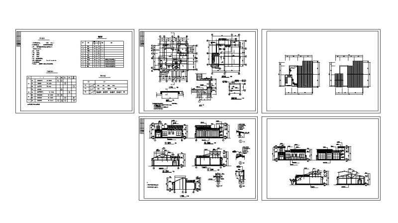 欧式独栋2层滨水咖啡厅商业建筑设计CAD施工图纸 - 4