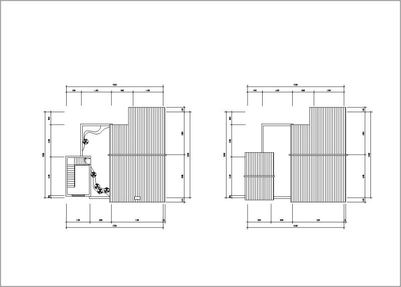 欧式独栋2层滨水咖啡厅商业建筑设计CAD施工图纸 - 5