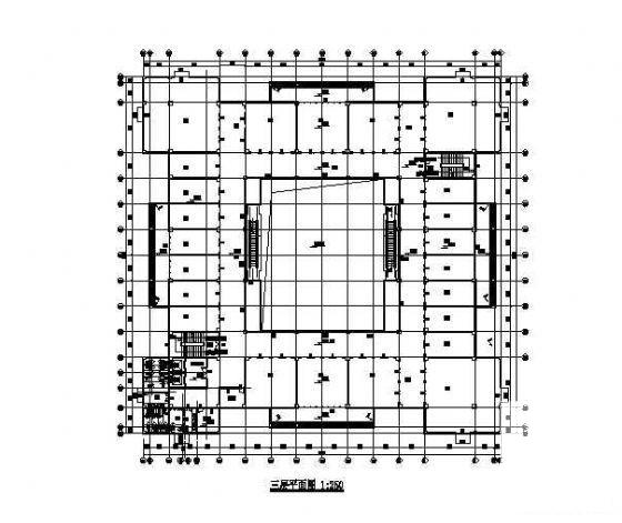 玉器城展厅幕墙工程建筑施工CAD图纸 - 2