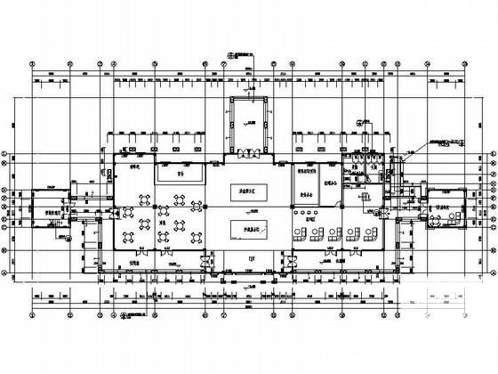 度假村2层售楼处建筑CAD施工图纸 - 1